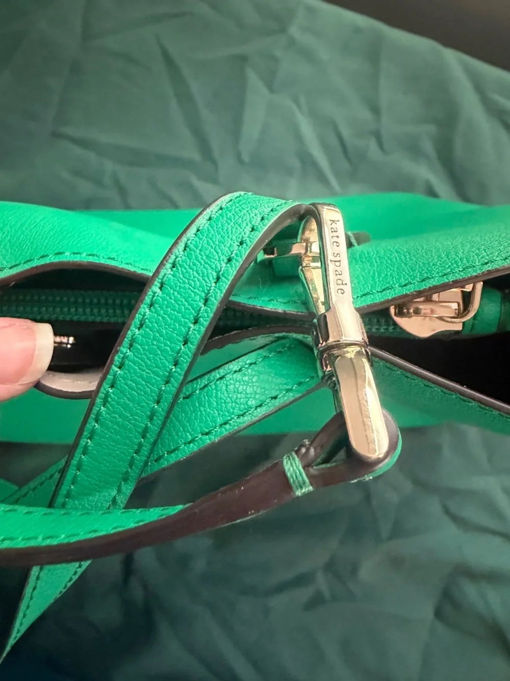 Kate Spade Harper Satchel in Cilantro